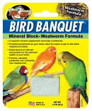 Zoo Med- Bird Banquet Mineral Block Mealworm Formula