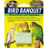 Zoo Med- Bird Banquet Mineral Block with Vegetables