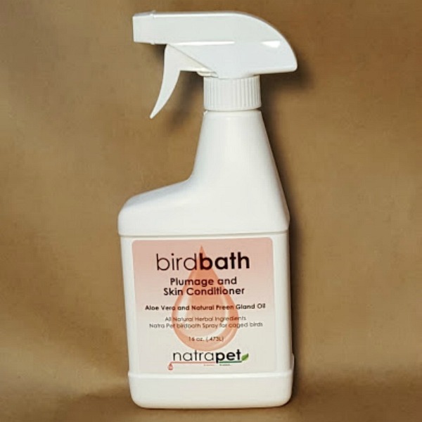Natra Pet Bird Bath Spray- 16 Oz