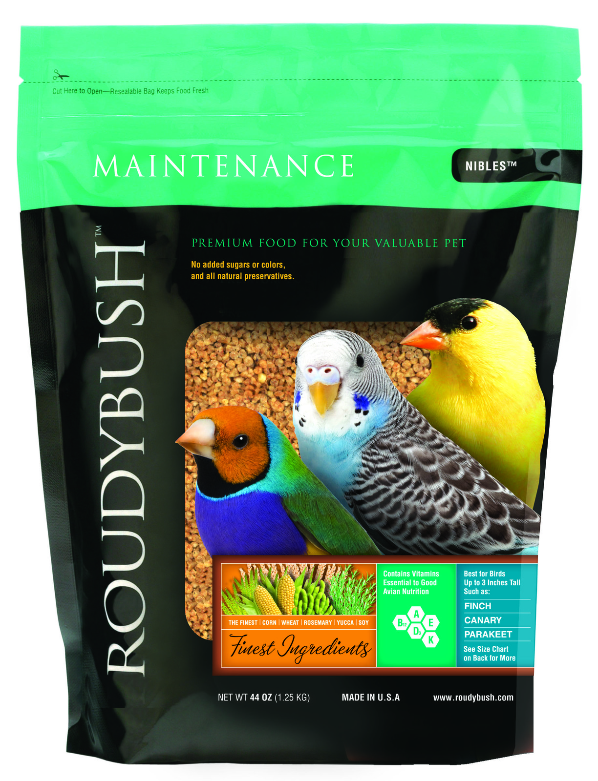 Roudybush Daily Maintenance - Nibles