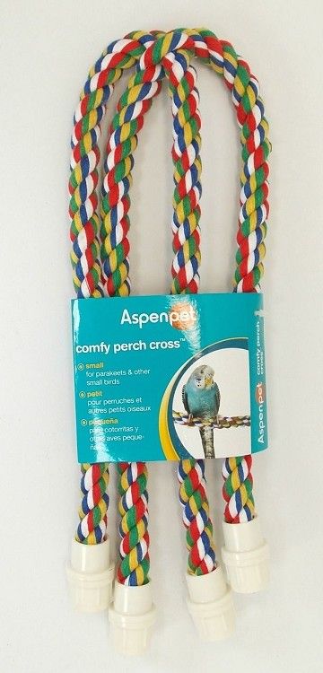 Comfy Perch Cross - 4-way Rope Perch Small 